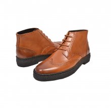 British Collection Wingtip Limited-all cognac Leather