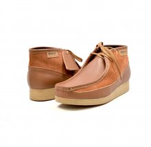 British Collection"New Castle"- Tan Leather and Suede
