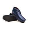 British Collection"New Castle"-Navy Leather and Suede