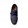 British Collection "Bristols" Navy Leather and Suede