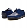 British Collection "Bristols" Navy Leather and Suede