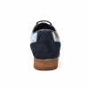 British Collection Crown-Navy/Light Blue Leather Suede
