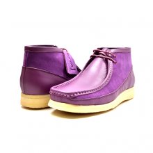 British Collection "Walkers"-Purple Leather and Suede