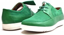 British Collection "Westminster" Green Leather and Suede