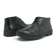 Classic Playboy Chukka Boot Black Leather