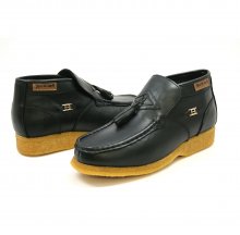 British Collection Palace Black Leather Slip-on