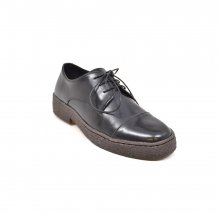 British Collection Playboy Low Cap-Toe Black and Suede leather