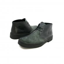 Classic Playboy Chukka Boot Split Toe Black/Grey Leather Classic Playboy Chukka Boot Split Toe Black/Grey Leather