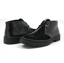 Classic Playboy Chukka Boot Black/Black Split Toe