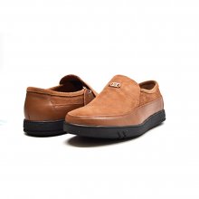 British Collection "Canterbury" Brown Leather and Suede