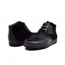 British Collection "Birmingham" Black Suede and Leather