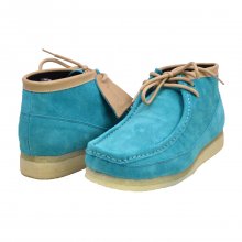 British Collection "Walkers"-Aqua Suede and Leather