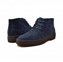 British Collection Playboy Original High Top Navy Suede