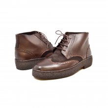 British Collection Wingtips Limited-Brown Leather and Suede