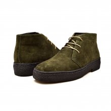 British Collection Playboy Original High Top Olive Suede