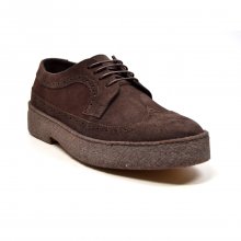 British Collection Wingtip Brown Suede