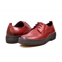 British Collection Playboy Original Low Burgundy Leather