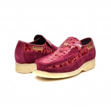 British Collection "Stone" Wine Pattern and Suede