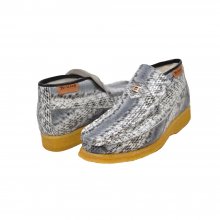 British Collection BWB-Gray Snake Skin Leather Slip-on