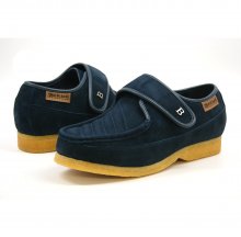British Collection Royal Old School Slip On Navy Suede