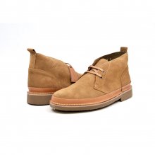 British Collection "Cambridge" Tan Leather and Suede