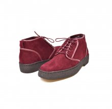 British Collection Playboy Chukka "Kaydence" Burgundy Lamb Suede