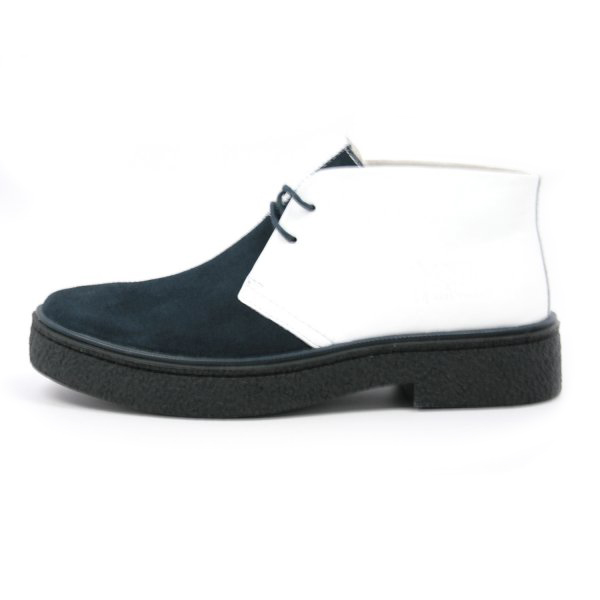 Classic Playboy Chukka Boot White/Navy Split Toe [1226-17] - $79.99 ...