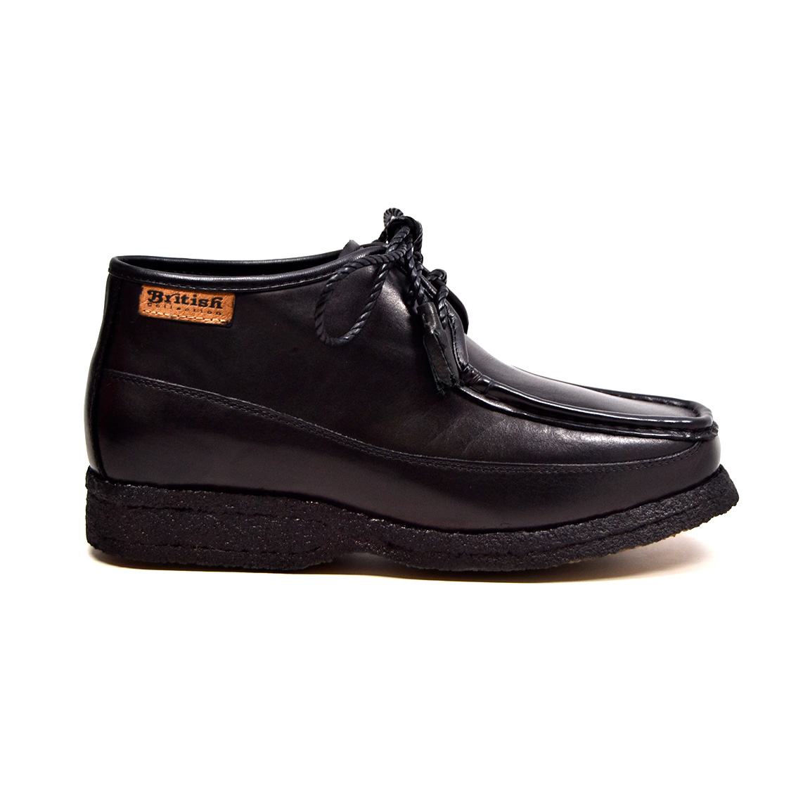 British Collection Knicks Black Leather and Black Sole [3618-30] - $125 ...