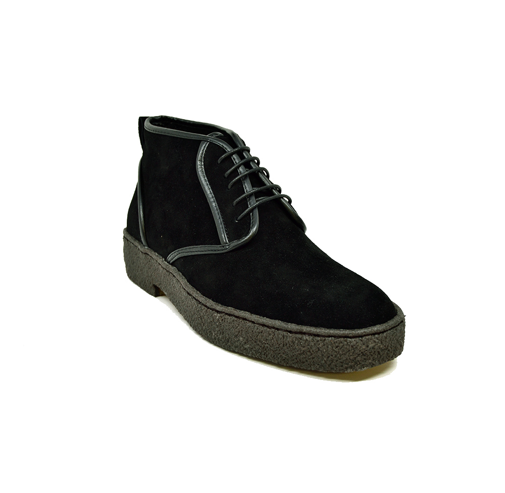 British Collection Playboy Chukka kaydence Black Lamb Suede [9321-1 ...