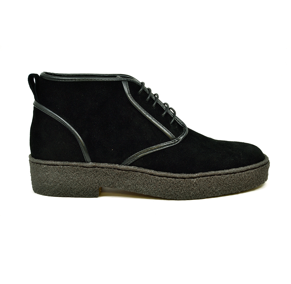 British Collection Playboy Chukka kaydence Black Lamb Suede [9321-1 ...