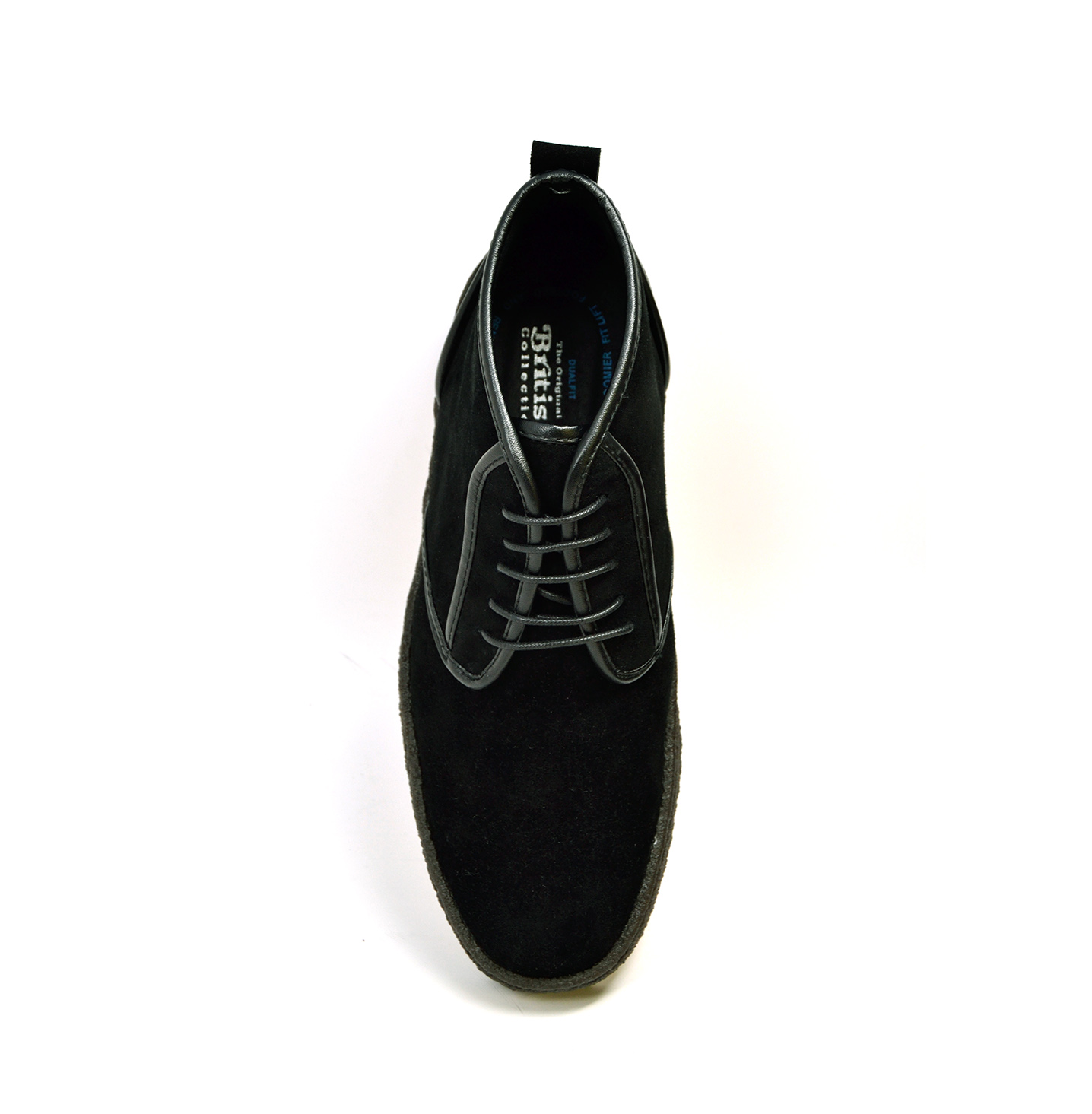 British Collection Playboy Chukka kaydence Black Lamb Suede [9321-1 ...