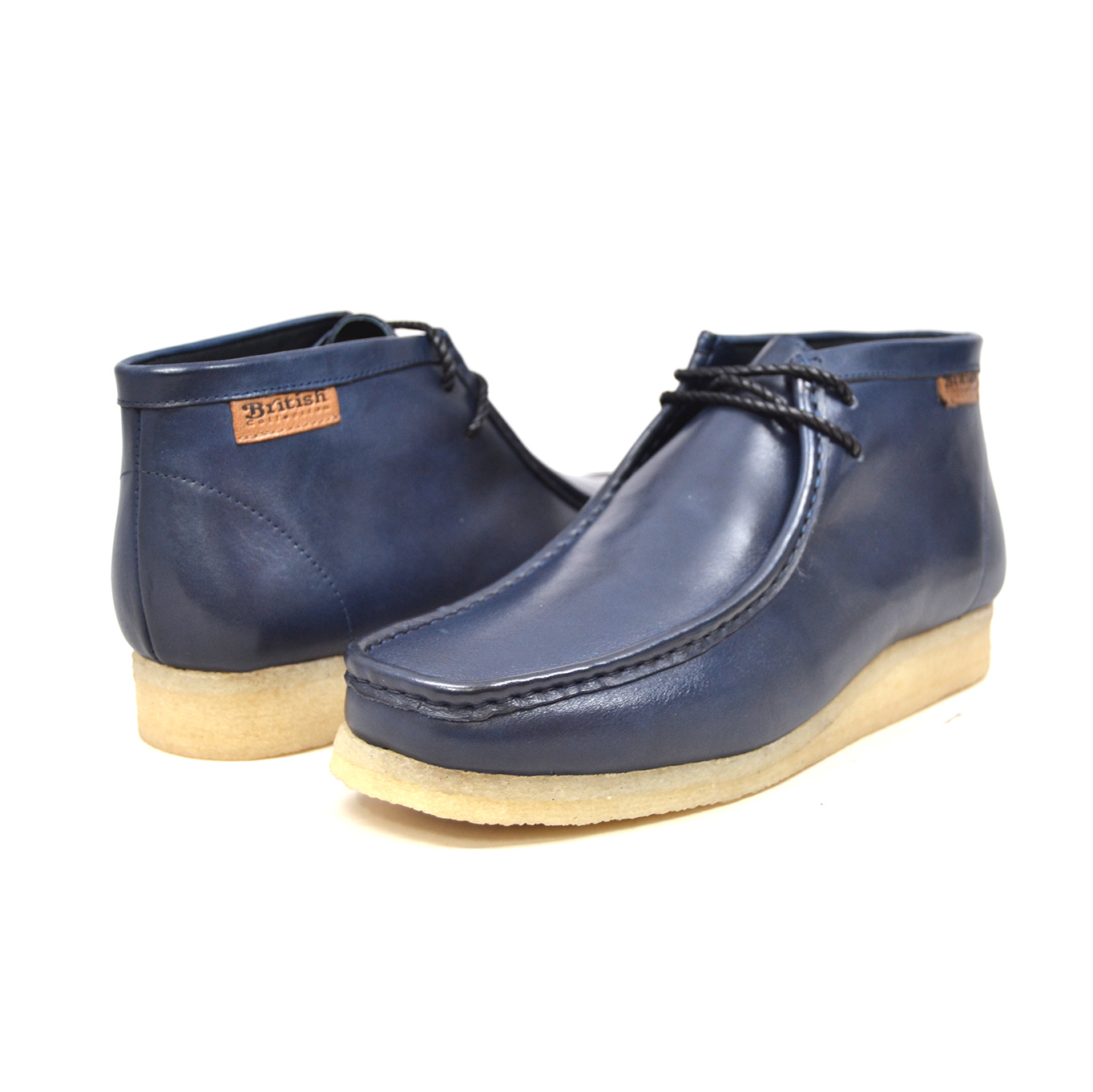 British Collection Walker 100's All Navy Leather [navyleather] - $300. ...