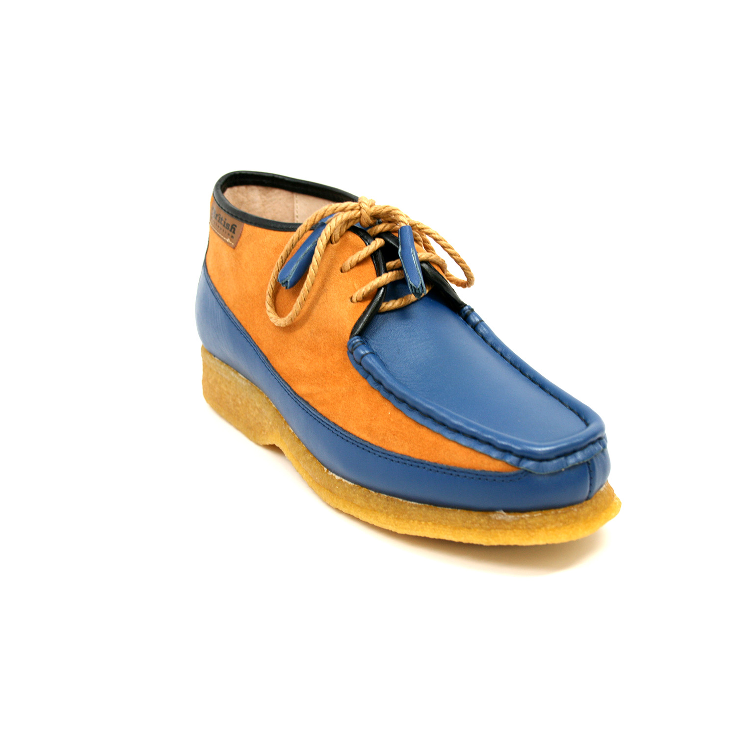 British Collection Knicks Blue and Rust Leather/Suede [3618-6] - $180. ...
