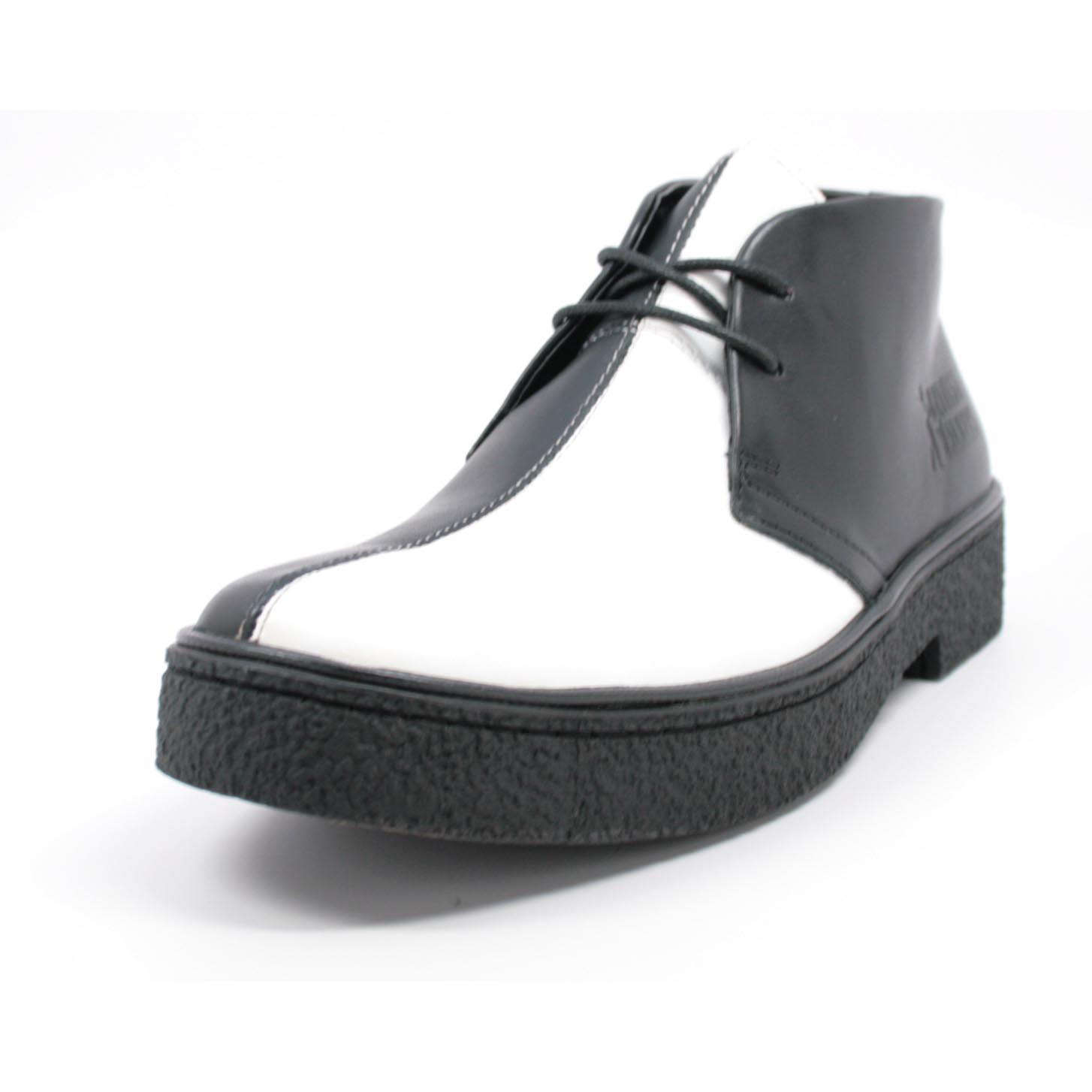 Classic Playboy Chukka Boot Black/White Split Toe [1226-16] - $118.00 ...