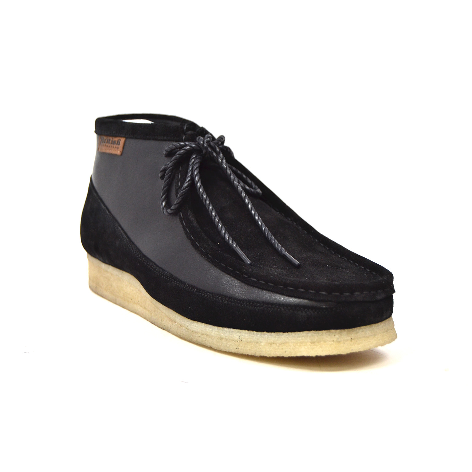 British Collection Walkers-Black Leather and Suede [100100-01] - $170. ...