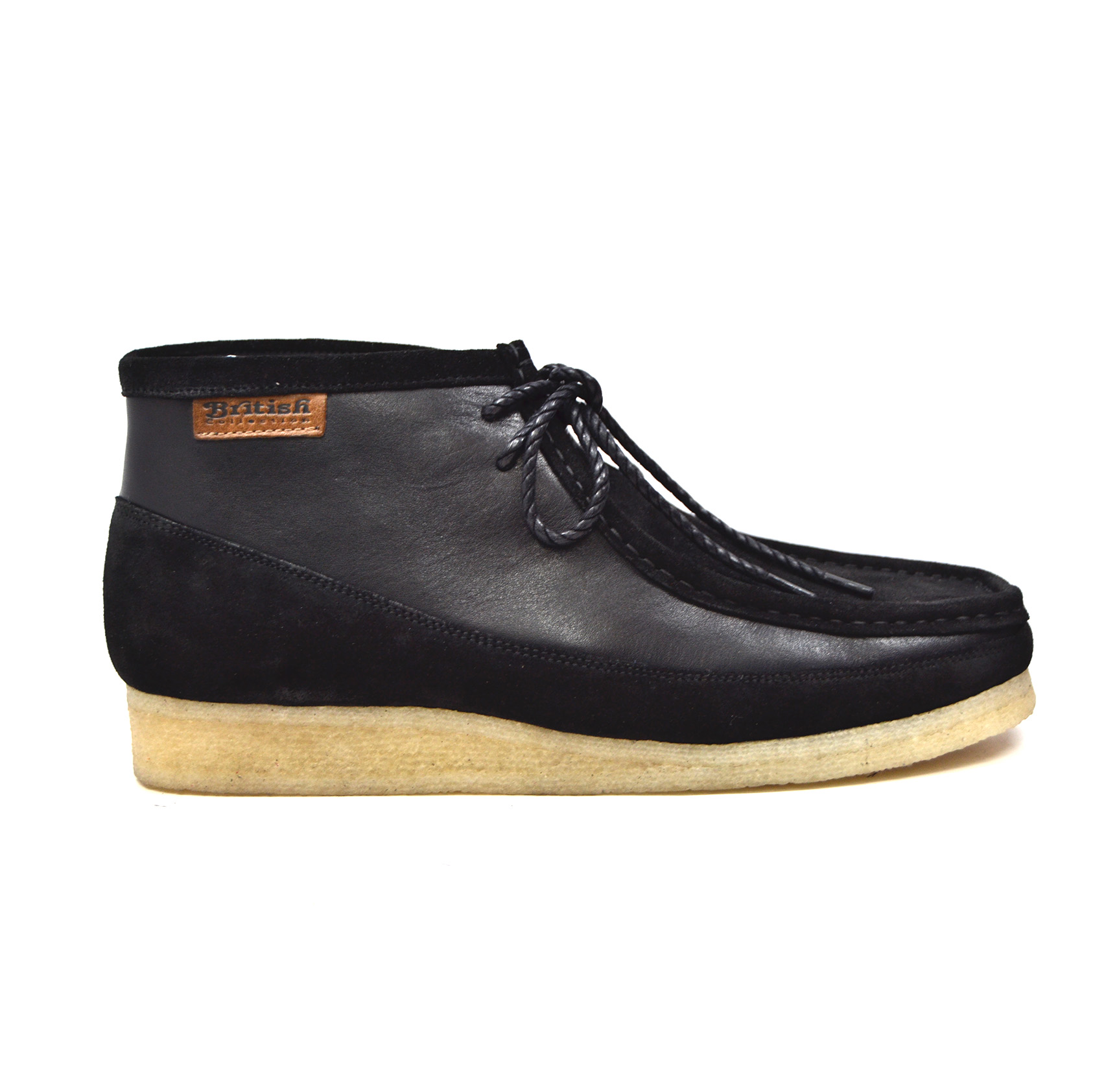 British Collection Walkers-Black Leather and Suede [100100-01] - $170. ...