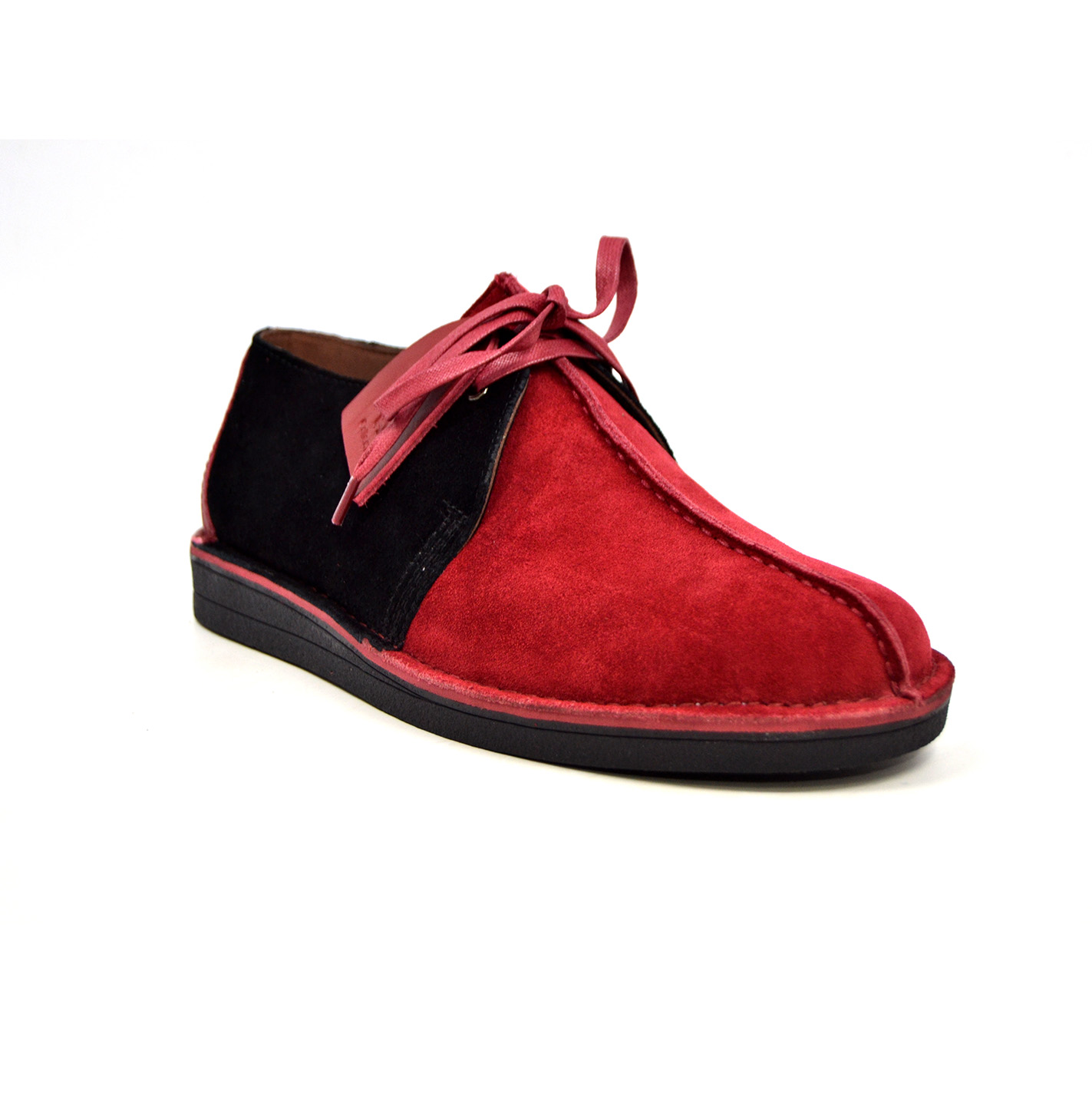 British Collection Kingston, Burgundy Leather and Suede [6391-3] - $99. ...