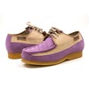 British Collection Crown-Lavender/Beige Oxford Leather Suede