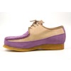 British Collection Crown-Lavender/Beige Oxford Leather Suede