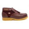British Collection Palace-Burgundy Leather/Suede Slip-on