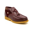 British Collection Palace-Burgundy Leather/Suede Slip-on