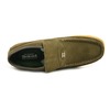 British Collection Checkers-Olive Suede Slip-ons