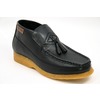 British Collection Classic Black Leather Slip-on with Tassle