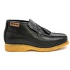 British Collection Classic Black Leather Slip-on with Tassle