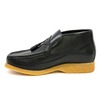 British Collection Classic Black Leather Slip-on with Tassle