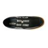 British Collection Apollo-Black and Grey Leather/Suede Slip-on