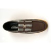 British Collection Apollo-Brown Leather/Grey Suede Slip-on