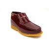 British Collection Apollo-Burgundy Leather/ Suede Slip-on