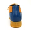 British Collection Knicks Blue and Rust Leather/Suede