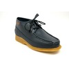 British Collection Knicks Navy Leather Lace up